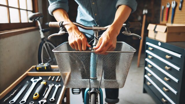 自転車のかご交換は自分でできる？